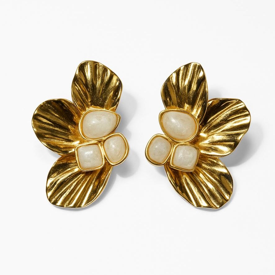 Orecchini "Petali di Luna"